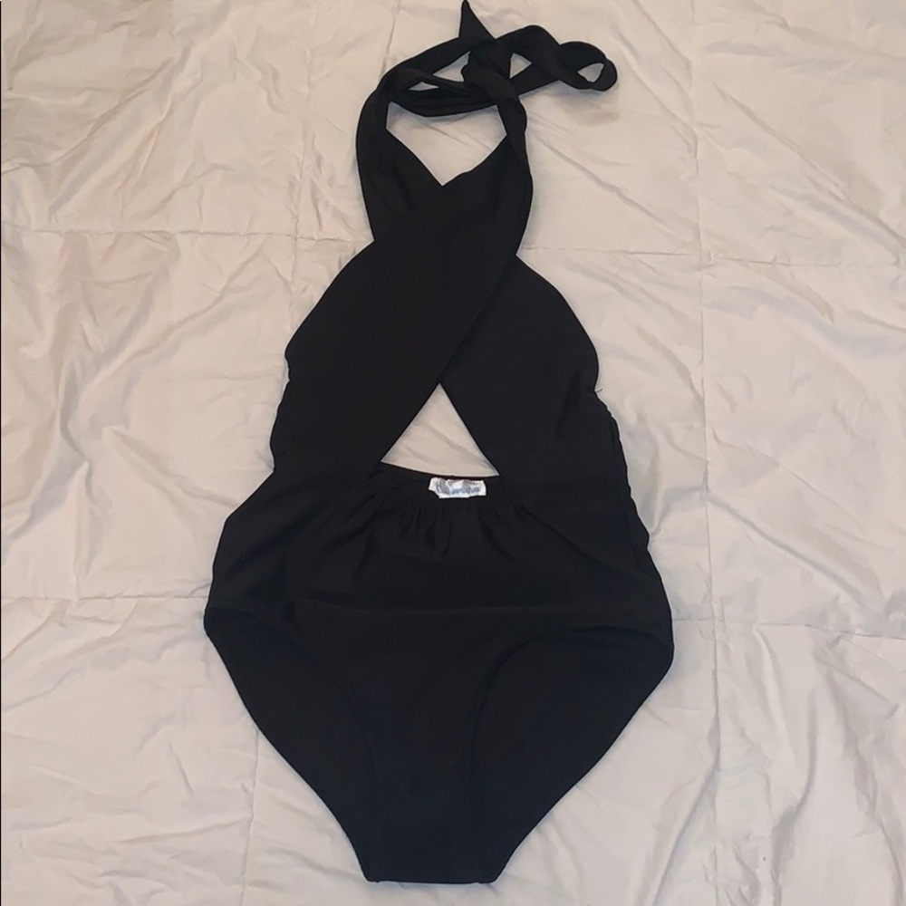 IHEARTRAVES BLACK BODYSUIT